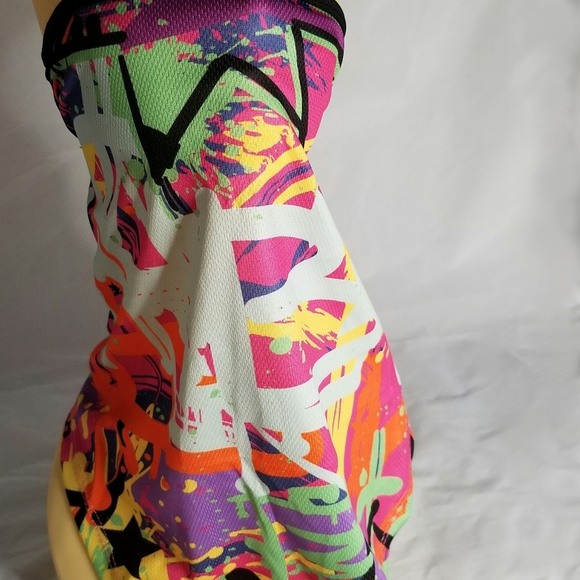 Abstract Print Neck Gaiter/Face Mask - Picture 3 of 10